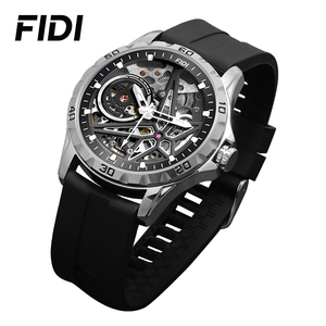 Reloj mecánico automático FIDI para hombre con esfera luminosa y resistente al agua - Product Image 3