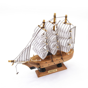 Modèle <span class=keywords><strong>de</strong></span> <span class=keywords><strong>bateau</strong></span> à <span class=keywords><strong>voile</strong></span> miniature en bois marin, <span class=keywords><strong>bateau</strong></span> maritime, décoration <span class=keywords><strong>de</strong></span> bureau à domicile, artisanat, modèles <span class=keywords><strong>de</strong></span> bateaux en bois - Product Image 2
