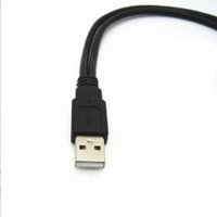 Kabel USB A Male ke Dual USB A Female 2 in 1 Pabrikasi Pabrik