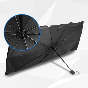 Vente en gros de pare-brise de voiture, <span class=keywords><strong>parasol</strong></span> pliable, protection contre les rayons UV, <span class=keywords><strong>parasol</strong></span>, fenêtre, pare-soleil de voiture avec logo imprimé - Product Image 1
