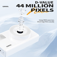 Cámara Infantil 1080P 44MP, Cámara Digital para Estudiantes con Zoom 16X, Mini Cámara Portátil con Pantalla IPS para el Aprendizaje