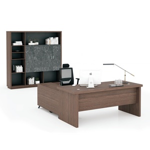 Ngăn Kéo Màu Nâu Hình Chữ L 2020 Nhà Bền Hình Chữ Nhật Hiện Đại Giám Đốc Điều Hành Chất Lượng Hàng Đầu Mô Hình Làm Đẹp Giá Thấp Bàn Văn Phòng - Product Image 1