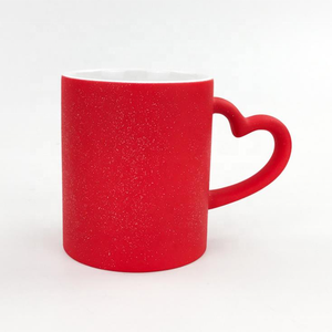 11oz sublimazione bianco Glitter magico di colore che cambia tazza per <span class=keywords><strong>san</strong></span> <span class=keywords><strong>valentino</strong></span>/natale/artigianato personalizzato - Product Image 5