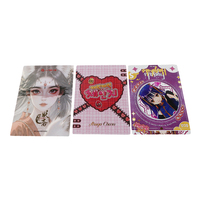 Les fabricants peuvent fournir des cartes de jeu en papier holographique laser personnalisées avec un design de logo sur boîte à coins carrés