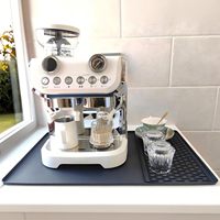 Tapis en silicone carré épais Kelutd, antidérapant, isolant thermique, plateau à café, égouttoir, coussin de cuisinière, utilisation domestique, dessous de plat, tapis de table