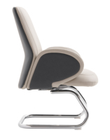 Mobilier de bureau professionnel Chaise de conférence ergonomique en cuir au design contemporain Chaise de direction