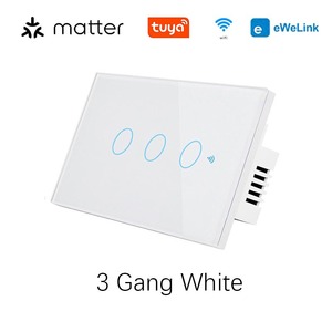 Interruttore Touch <span class=keywords><strong>Smart</strong></span> WiFi 2.4GHz Impermeabile IP20 Standard USA e Australia - Product Image 5