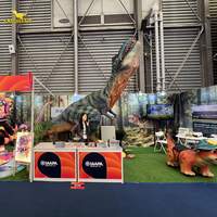Fabricant de modèles de dinosaures animatroniques Dinosaure robotique réaliste personnalisé pour parc à thème