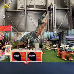 Nhà sản xuất mô hình khủng long hoạt hình tùy chỉnh khủng long robot thực tế cho công viên chủ đề - Product Image 2