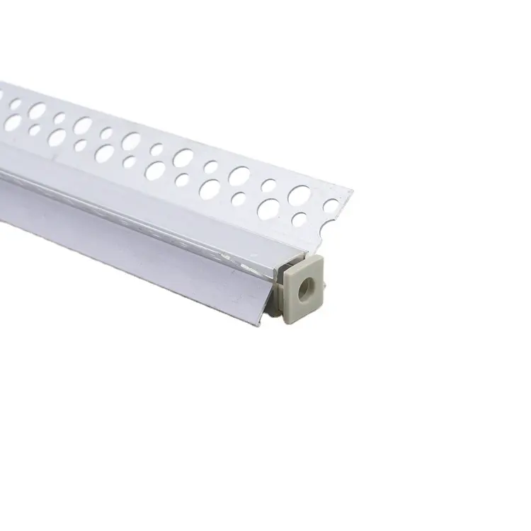 Yeni alüminyum ekstrüzyon LED şerit işık sütlü kapak kanalı ile T5 Decorations süslemeleri için kare şekli profil
