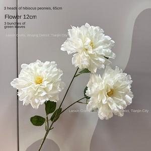 Flores Artificiales Serie Blanca para Decoración de Salones de Banquetes, Arreglos Florales para el Hogar, Decoración de Mesas para Eventos, Decoración Floral de Paredes - Product Image 4