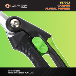 551003 Cisailles de taille pour fleurs en gros 50 #   Lame en acier au carbone chromée, manche en PP TPR, 225 mm, 170 g, fabrication OEM - Product Image 6