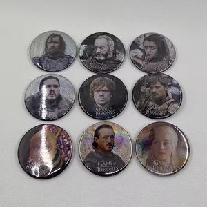 Envío Gratis, Insignia Redonda <span class=keywords><strong>de</strong></span> Metal Sublimado, Pin <span class=keywords><strong>de</strong></span> Metal, Insignia <span class=keywords><strong>de</strong></span> Recuerdo <span class=keywords><strong>de</strong></span> <span class=keywords><strong>Juego</strong></span> <span class=keywords><strong>de</strong></span> <span class=keywords><strong>Tronos</strong></span> - Product Image 1