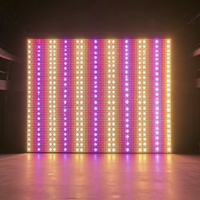 Projecteur de scène en alliage d'aluminium LED RGBWA 7x7 Pixel Matrix DMX512/Contrôle sonore IP54 avec CRI 90 pour Club, Fête, KTV, Bar, DJ