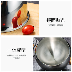 Stainless Steel Condiment Bowl Large Capacity Slanted Design For Kitchen Storage - Product Image 2