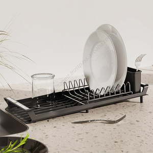 En gros Égouttoir à vaisselle DS2110 avec égouttoir intégré et étagères extensibles pour comptoir de cuisine, support pour ustensiles et séchage - Product Image 5
