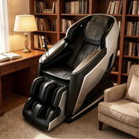 Sillón de Masaje Ejecutivo con Calor y Gravedad Cero, Sillón Reclinable Comercial para Sala de Juntas