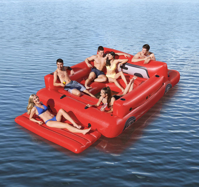 Pool Floats Sam's Club Boat Float This Giant Floating Island Has
