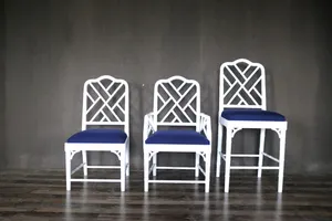 Vendita calda Hamptons mobili in stile chippington sedia da pranzo ristorante sgabello in legno di bambù sedia chippington