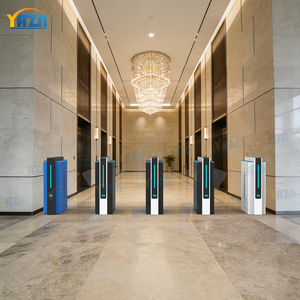 उच्च अंत स्लिम विंग टर्नस्टाइल 900 मिमी चौड़ी लेन 0.2s रैपिड एक्सेस लक्जरी वाइप क्लब कार्यकारी कार्यालय भवन परिमाप गेट ip54 - Product Image 2