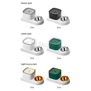 Dispenser air otomatis 2 in 1, Dispenser air minum kucing dan mangkuk makanan untuk kucing dan anjing - Product Image 2
