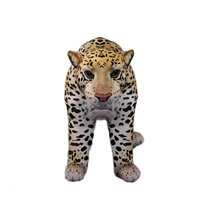 Modèle de guépard gonflable géant réaliste/décoration d'événement de festival de musique Pop idées d'animaux panthère simulées de léopard gonflable