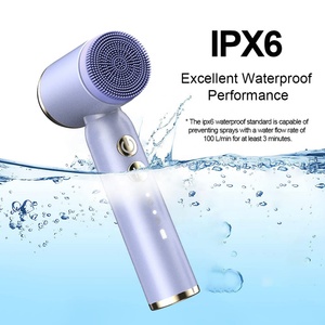 <b>Hot</b>&Cold Compress Silicone Face Skin Scrubber Exfoliating Cleaner Sonic Facial Cleansing <b>Brush</b> - Product Image 2