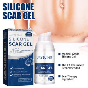 Crème <span class=keywords><strong>Gel</strong></span> Cicatrisant au <span class=keywords><strong>Silicone</strong></span> Avancé 30g pour l'Élimination Efficace des Cicatrices Anciennes et Nouvelles, Chirurgie Césarienne, Blessures, Brûlures, Soin de la Peau, Fonction Blanchissante - Product Image 2