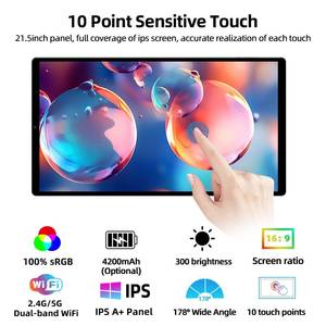 Hot bán 21.5 inch màn hình cảm ứng chơi game cầm tay LCD màn hình tương tác quảng cáo hiển thị 60Hz kỹ thuật số biển cho giáo dục - Product Image 3
