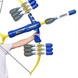 Outdoor Toy Foam Bow Arrow Archery Set Shoots Over 120 <span class=keywords><strong>Feet</strong></span> Foam Darts Alvos Bow and Arrow Set for Kids - Product Image 1