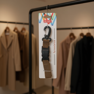 Portachiavi ILAN 21x2,5 cm Marrone Accessorio per Clip per Indumenti - Product Image 2