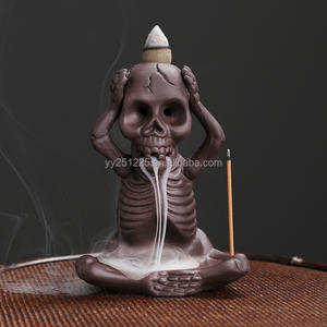 Juego de Figuras de Quemadores de Incienso de Cerámica Creativas con Efecto de Cascada de Humo para Decoración del Hogar y Exhibición al por Mayor - Product Image 4