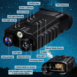 Jumelles de vision nocturne couleur 4K DT49 Pro avec 7 niveaux IR et enregistrement vidéo pour la chasse et l'utilisation extérieure jour et nuit - Product Image 2