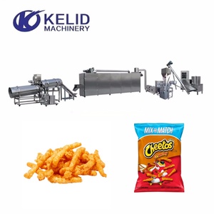 Línea de producción automática completa de rizos de maíz Cheetos para Kurkure Snacks Extrusión de alimentos Maquinaria de procesamiento de alimentos - Product Image 2