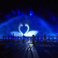 Fuentes Musicales Comerciales de Acero Inoxidable para Exteriores con Iluminación RGB para Proyección de Películas en Pantalla de Agua