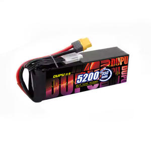 <span class=keywords><strong>Batterie</strong></span> Lipo DUPU 3S 4S 6S 3.7V 11.1V 14.8V 22.2V 5200mAh 35C 60C avec étui souple pour un alimentation durable de votre drone FPV - Product Image 3