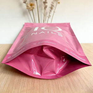 Custom Doypack Resealable Clear Plastic <b>Bag</b> Cosmetic Tools Packaging <b>Bag</b> - Product Image 6