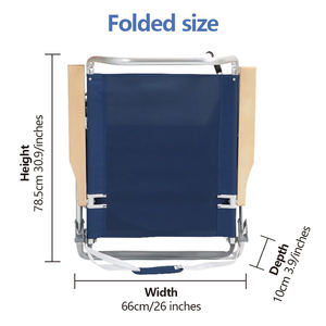 เก้าอี้เฟอร์นิเจอร์พร้อมเก้าอี้ชายหาดที่มีหลังคาตั้งร่มในสต็อกวัสดุจัดส่งรวดเร็วโลหะสแตนเลสกลางแจ้ง - Product Image 3