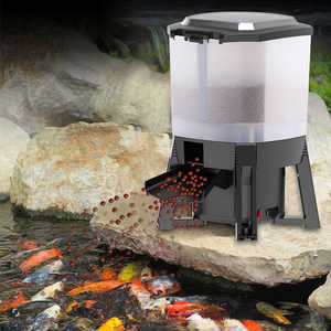 SUNSUN CFF-206 CFF-106 automatique Aquarium Auto <span class=keywords><strong>Koi</strong></span> Timer Goldfish Shrimp Tube 30 Litres Garden <span class=keywords><strong>Fish</strong></span> Pond <span class=keywords><strong>Feeder</strong></span> - Product Image 3