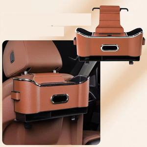 Caja de almacenamiento trasera para asiento de coche, caja de pañuelos para Porsche <span class=keywords><strong>Macan</strong></span> 2014 2015 2016 2017 2018 2019 2020 2021 2022 2023 2024 2025 - Product Image 1