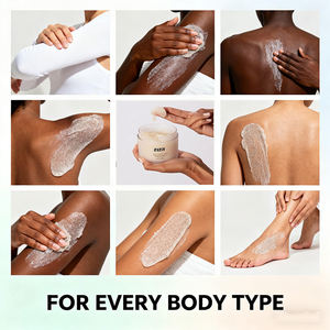 Gel douche exfoliant pour le corps, crème exfoliante pour le corps, prix d'usine OEM ODM, Vagan Scalp Body Wash - Product Image 5