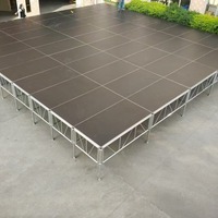 Scène en aluminium pour événements et concerts 1,22*1,22m 1*2m Plateforme de scène extérieure pour spectacles