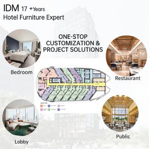 الأكثر مبيعًا من مصنع IDM غرفة فندق رئيسية حديثة فاخرة غرفة خشبية لأثاث الفندق - Product Image 6