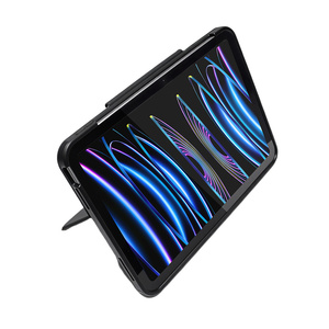 Thông minh kết nối bàn phím trường hợp da chống sốc thiết kế liền mạch đánh máy kinh nghiệm mỏng nhẹ bảo vệ bìa cho <span class=keywords><strong>iPad</strong></span> - Product Image 2