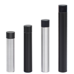 Jin Aoding – butée de porte ronde en acier inoxydable 201, avec dessus en caoutchouc anti-collision, pour portes de salle de bain en bois, aucun perçage requis - Product Image 3