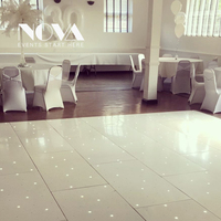 Plancher de danse étincelant LED, sol de danse étoilé, pour mariage, vente en gros, 2020