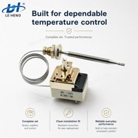 Thermostat capillaire 300 degrés pour friteuse avec écrou, unité de contrôle de température mécanique, pour appareils électroménagers de cuisine et rôtissoires électriques