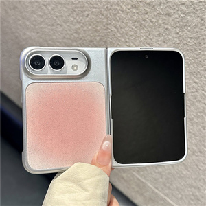 เคสโทรศัพท์มือถือแบบพับได้ รุ่น 2026 Bumper Glitter ผลิตจากเรซิ่น พร้อมแม่เหล็ก สำหรับ iPhone 18 Duo ลายเส้นสีรุ้ง  พร้อมกรอบแม่เหล็กปิดหน้าจอ ฝาหลังแบบใหม่ - Product Image 2