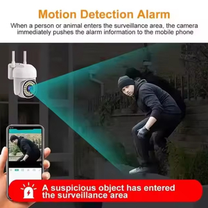 A36 nhà thông minh ngoài trời IP67 PTZ máy ảnh 2MP 3MP 5MP giám sát không dây <span class=keywords><strong>Wifi</strong></span> P2P Mạng CMOS được xây dựng trong mic phát hiện chuyển động - Product Image 4