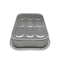 Contenants alimentaires écologiques de 600 ml avec couvercles en plastique et feuille d'aluminium pour plats à emporter et pâtisseries, couleur personnalisable